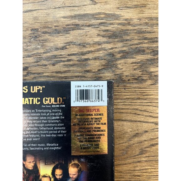 Metallica Some Kind Of Monster DVD 2005 Documentary Music Film Pre-Owned - Picture 3 of 5